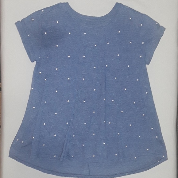 💙 Cat & Jack Flared SS Shirt. 🎀Girls Size: (10-12) Large - Picture 2 of 4